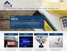 Tablet Screenshot of nascla.org